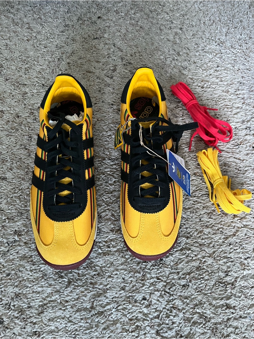 Adidas Originals SL 72 RS Jamaica x Bob Marley KI8575 Brand New Sneakers - Picture 5 of 16